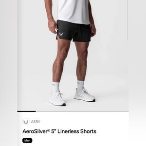 ASRV AeroSilver® 5" Linerless Shorts Black Size Large